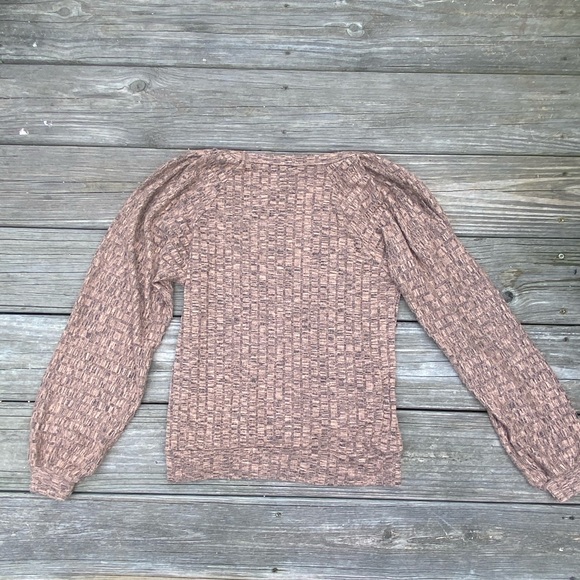 Philosophy sweater brown black with slight puff sleeves - Picture 10 of 12